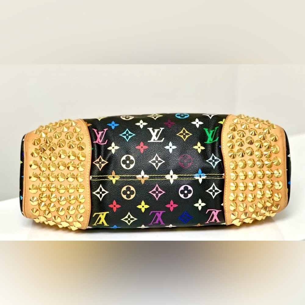 Louis Vuitton Chrissie MM Noir Black Multicolor Limited Edition Shoulder Bag - Picture 5 of 16